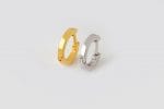 Solid gold hoop earrings (Tiny) - Image 3