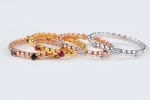 Diamond dotted gold ring - Image 10