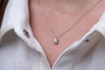 Solitaire diamond necklace 0.25ct - Image 12