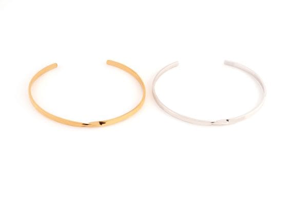 IMG_3987 Twisted open gold bangle - Image 10
