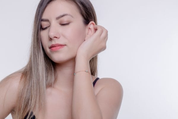 Turquoise gold chain bracelet - Image 2