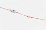 Plain evil eye and cross bracelet - Image 6