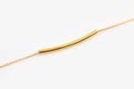 Floating bar gold bracelet - Image 3