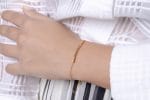 Floating bar gold bracelet - Image 4