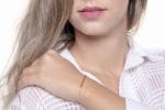 Floating bar gold bracelet - Image 6