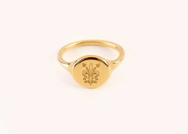 IMG_9133 Family crest signet ring, RN377 - Image 3