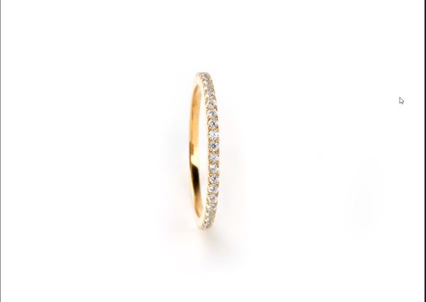 Diamond half eternity band - Image 2
