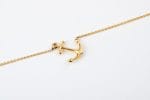 Gold Anchor foot bracelet - Image 2
