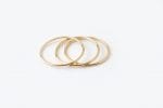 Ultra thin solid gold ring - Image 3