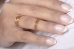 Ultra thin solid gold ring - Image 7