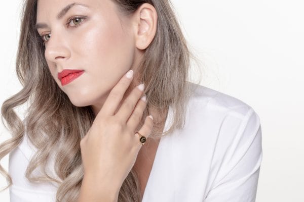 Constellation zodiac ring in solid gold - Image 5