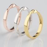 Gold mobius ring 2.4mm, RN100 - Image 2