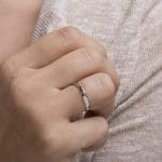 Gold mobius ring 2.4mm, RN100 - Image 3