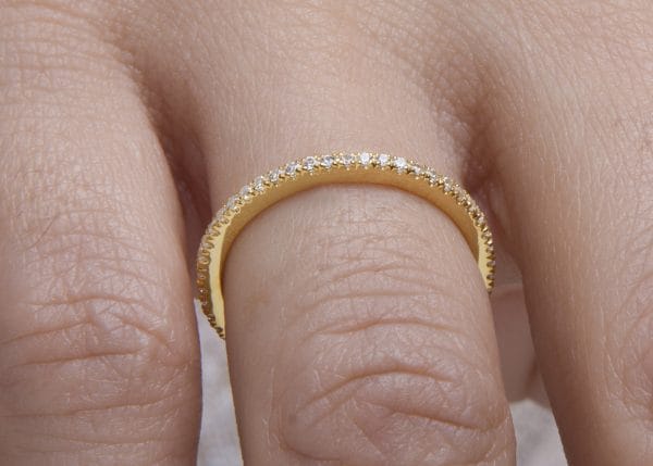 Diamond half eternity band - Image 3