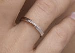 9 Diamond mobius ring 2.4mm, RN100 - Image 3