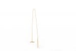 Unique long bar gold earrings - Image 2