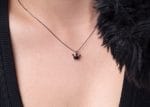 Dainty Crown necklace in solid gold - Image 3