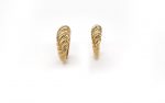 Small wave croissant ring in solid gold - Image 7