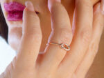 gold knot ring
