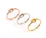 solid gold knot ring