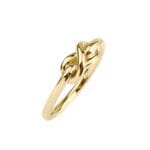 Knot ring in solid gold, RN215