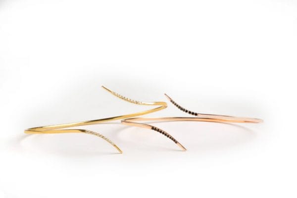 Unique bangle bracelet with 22 diamonds - Image 4