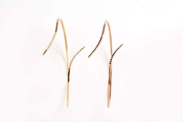 Unique bangle bracelet with 22 diamonds - Image 5