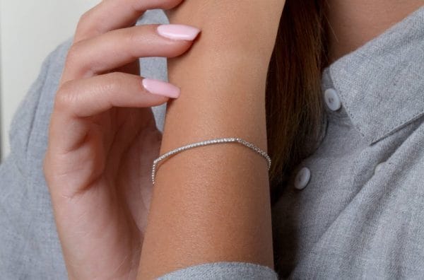 28 diamond bar bracelet - Image 3