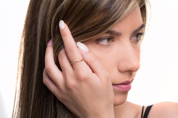 7 diamonds chevron gold ring - Image 3