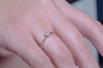 Dainty tiny diamond gold ring - Image 4