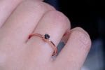 Dainty tiny diamond gold ring - Image 6
