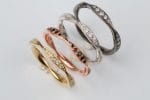 Diamond vintage eternity band