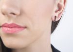 Unique diamond gold hoop earrings - Image 3