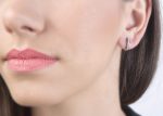 Unique diamond gold hoop earrings - Image 5