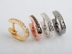 Unique diamond gold hoop earrings - Image 10