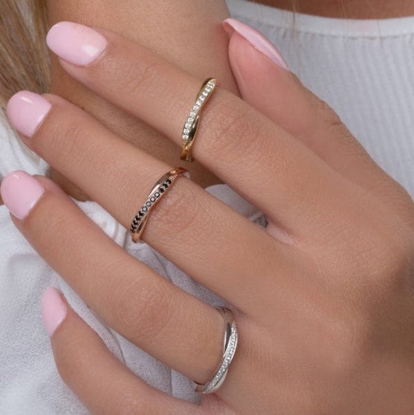 Diamond infinity ring 12 diamonds 7 Diamond infinity ring 12 diamonds - Image 5