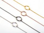 Geometric circle chain bracelet - Image 4