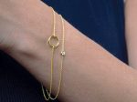 Geometric circle chain bracelet - Image 6