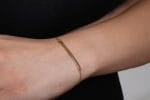 Bar bracelet in solid gold - Image 3