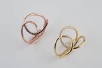 2 twisted wires gold ring - Image 4