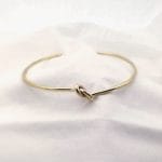 Knot solid gold bracelet - Image 3