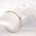 Knot solid gold bracelet - Image 5