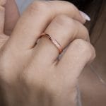 Mobius 3 diamond ring 2.4mm, RN100 - Image 3