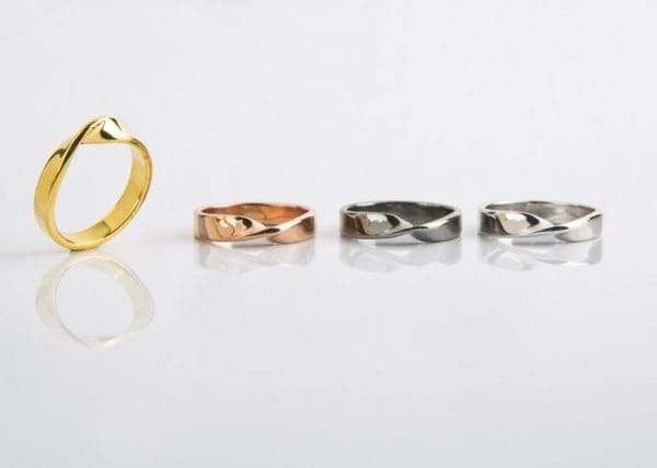 Mobius 4.5mm 4 Mobius gold ring 4.5mm, RN120 - Image 5