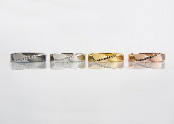 Mobius 9 diamond ring 4.5mm, RN120 - Image 5