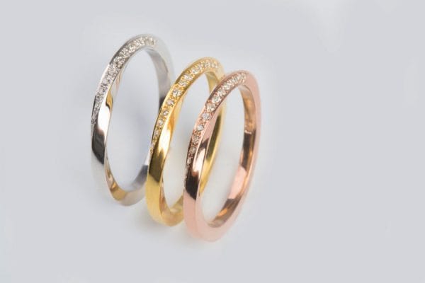 Mobius diamond ring 1.8mm (one row), RN130 - Image 3