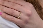 Mobius diamond ring 2.2mm (one row), RN135