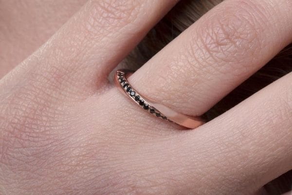 Mobius diamond 2,3mm 3 Mobius diamond ring 2.2mm (one row), RN135 - Image 4