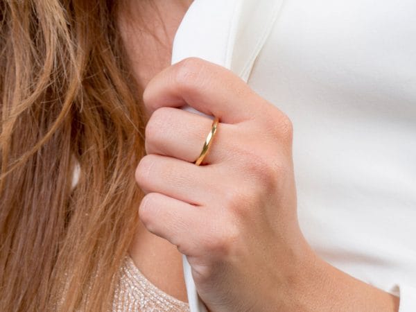 Mobius gold ring 1.8mm, RN130 - Image 4