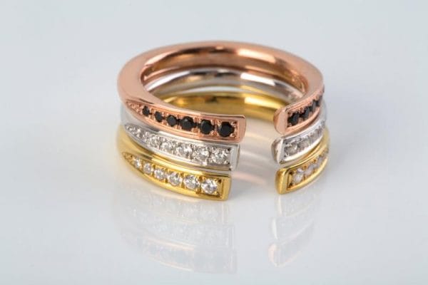 Open diamond band ring - Image 6